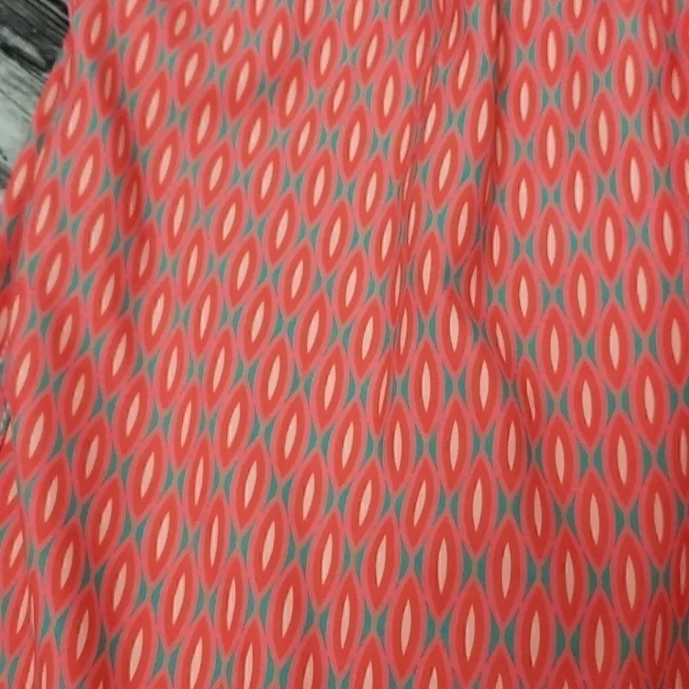 RETROMARINE CORAL/TEAL SWIM TRUNKS, SIZE XL